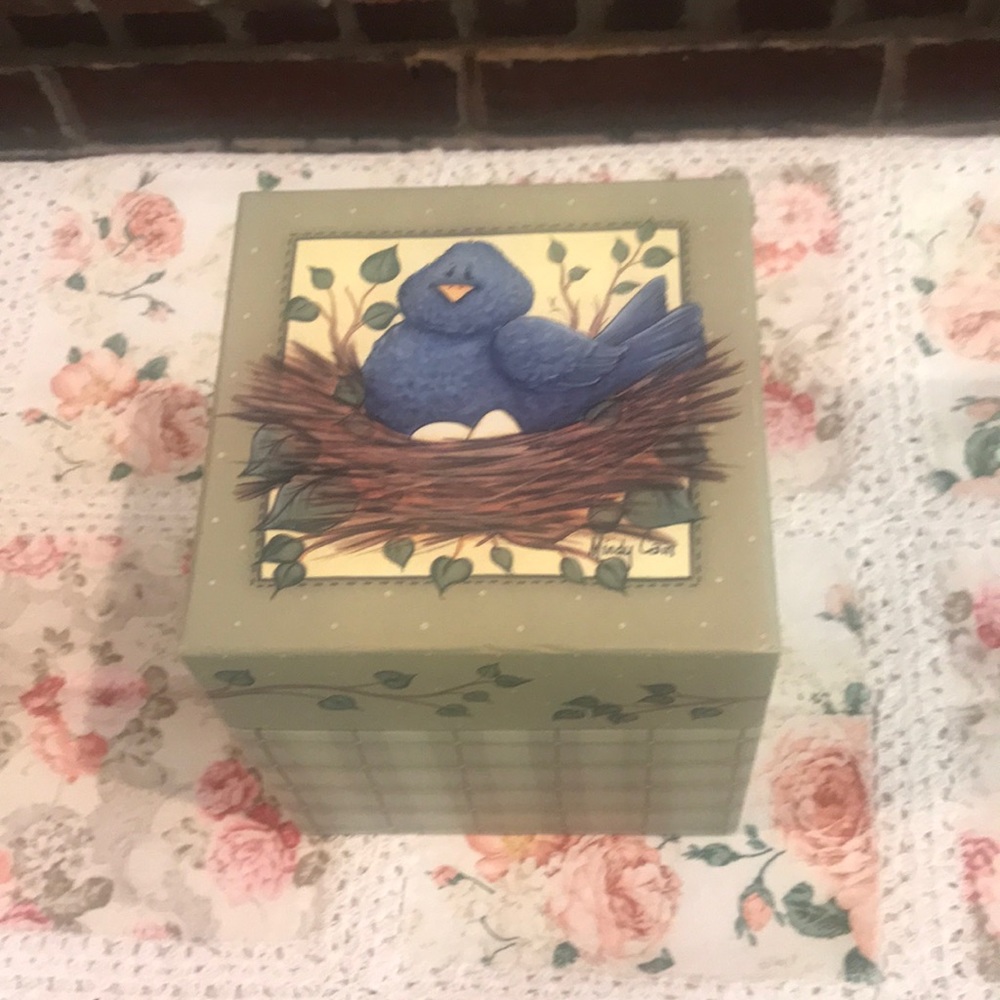 Blue Bird Accent Box